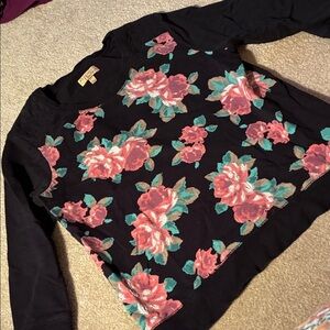 Floral Long Sleeve Top Princess Vera Wang